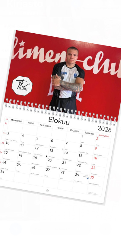 Ei Leiki -kalenteri vuodelle 2026