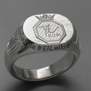 Ei Leiki -hopeasormus (+kalenteri ja treenikassi)