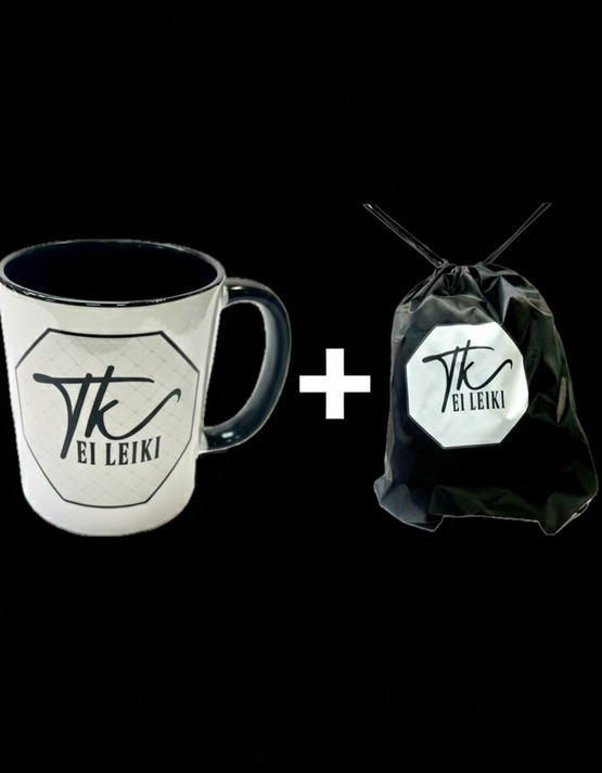 Ei Leiki -kahvikuppi - muki (+treenikassi)