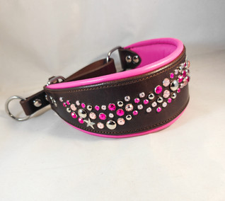 Puolikiristävä nahkapanta, 37 cm