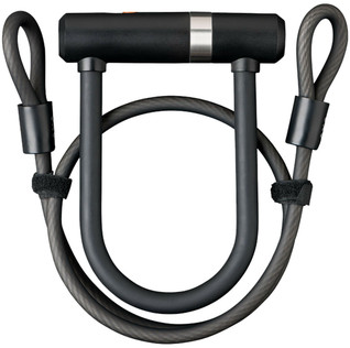 U-lukko AXA Newton Mini Pro + lisävaijeri
