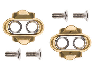 CRANKBROTHERS Premium Cleat Klossit, Standard Release (15°) Gold