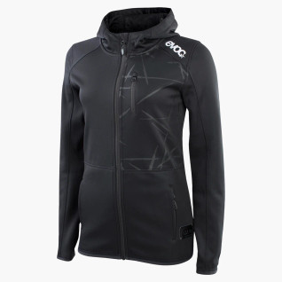 Evoc Hoody Jacket- naisten softshell takki, musta