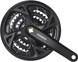 Shimano FC-M371 Kampisarja 3x9v 44-32-22T 170mm Musta
