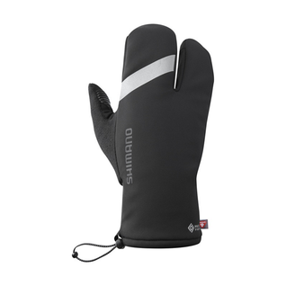 Shimano Windstopper® Primaloft® 2x2 -Talvipyöräilykäsineet, Musta