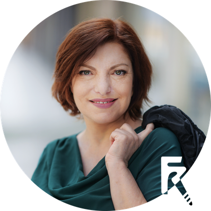 Alena Mornstajnova kirjalijan muotokuva