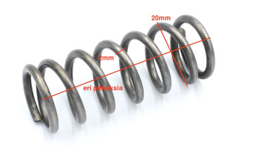 Puristusjousi 2mm x 20mm eri pituuksia