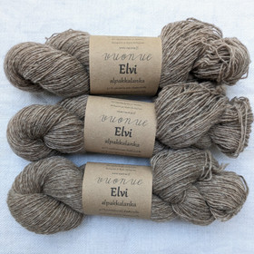 Elvi alpaca yarn, 90 g, undyed
