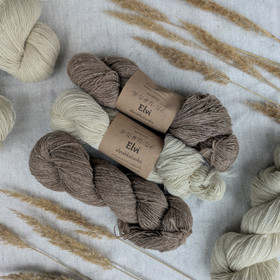 Elvi alpaca yarn, 90 g, undyed