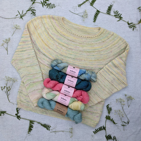 Kesäsade sweater, pattern as a file