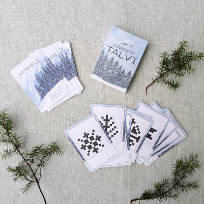 Ihtiriekkoknits sock cards, winter