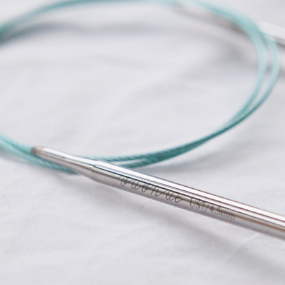 Premium Stainless Steel Circular Needles, 80 cm