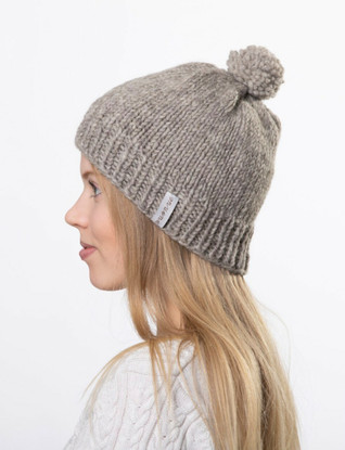 Beanie with pom pom