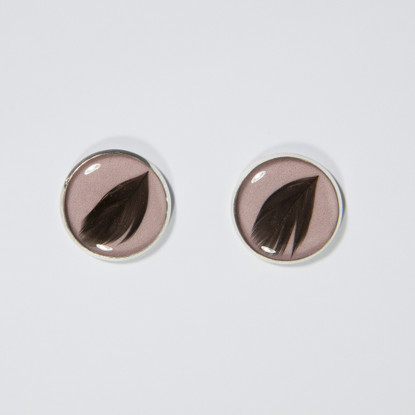 My little chicken earrings, rose