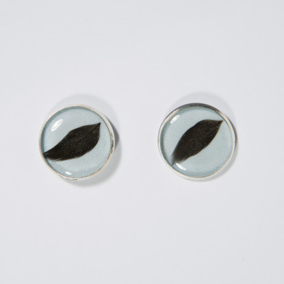 My little chicken earrings, light blue