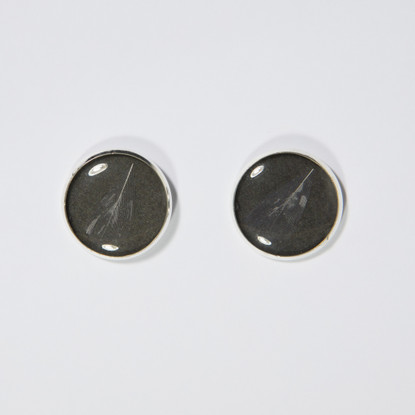 My little chicken earrings, black