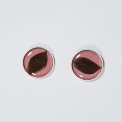 My little chicken earrings, pink