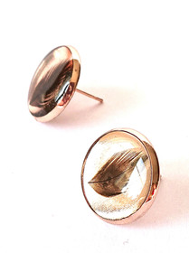 Golden Chicken earrings