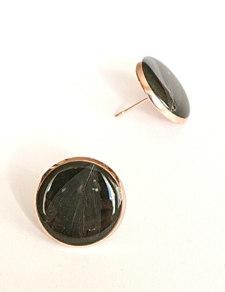 Golden Chicken earrings