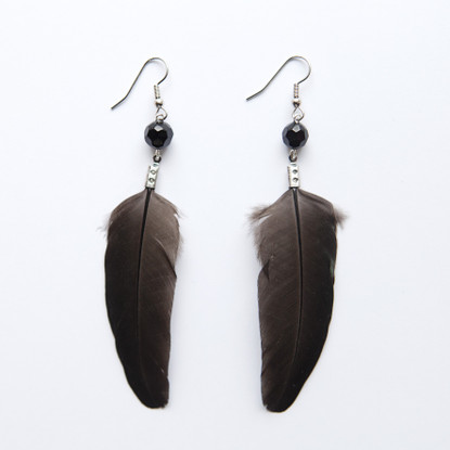 feather earrings