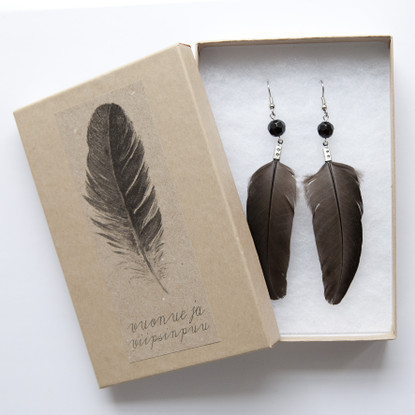 feather earrings