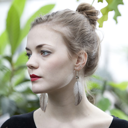 feather earrings