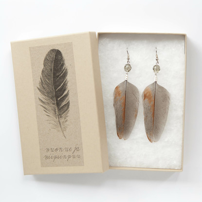 feather earrings