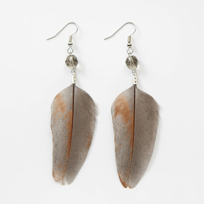 feather earrings