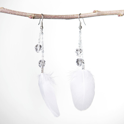 feather earrings