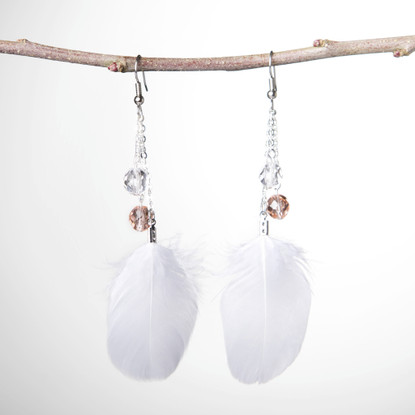 feather earrings