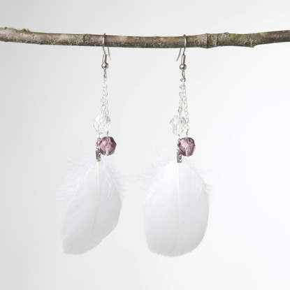 feather earrings