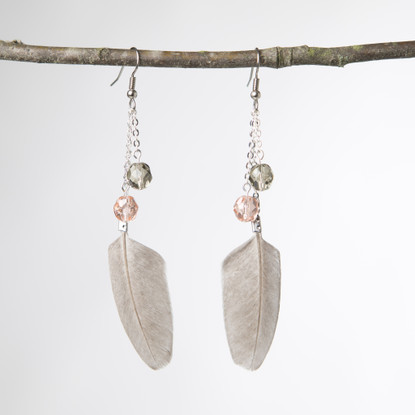 feather earrings