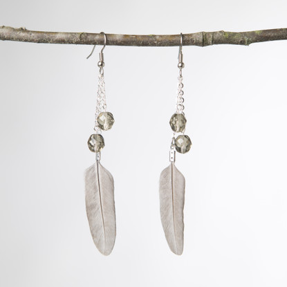 feather earrings