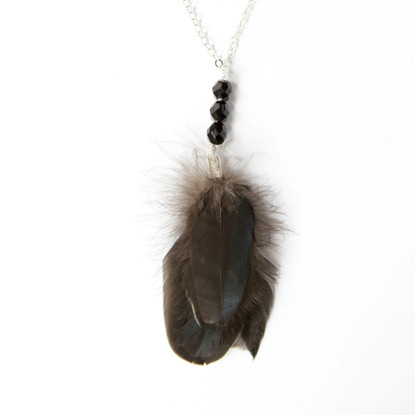 Feather necklace
