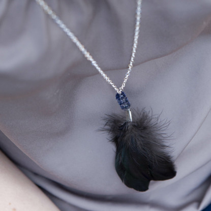 Feather necklace