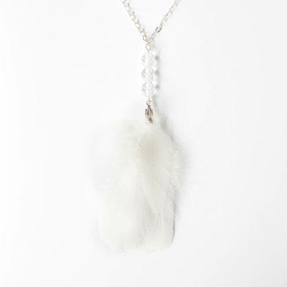 Feather necklace