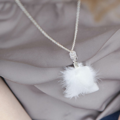 Feather necklace
