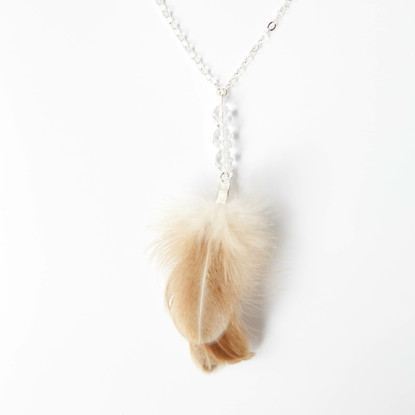 Feather necklace