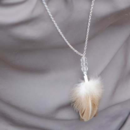 Feather necklace
