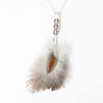 Feather necklace