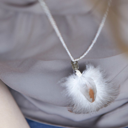 Feather necklace