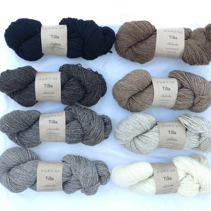 Tilta wool yarn, undyed
