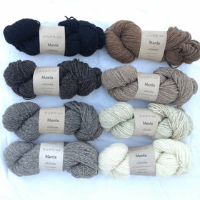 Manta wool yarn, different colors