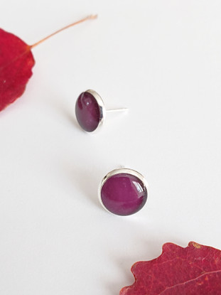 Morning dew -stud earrings