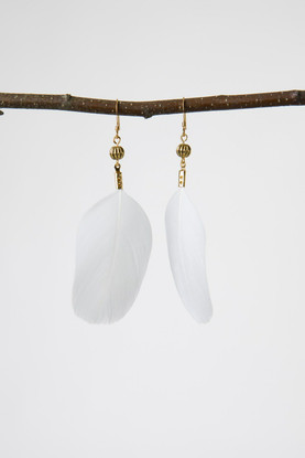 Golden Chicken earrings