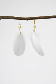 Golden Chicken earrings