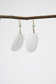 Golden Chicken earrings