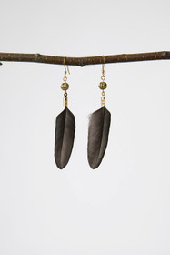 Golden Chicken earrings