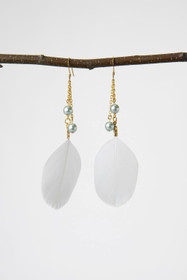 Golden Chicken earrings