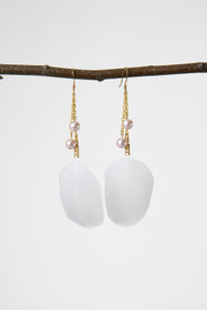 Golden Chicken earrings